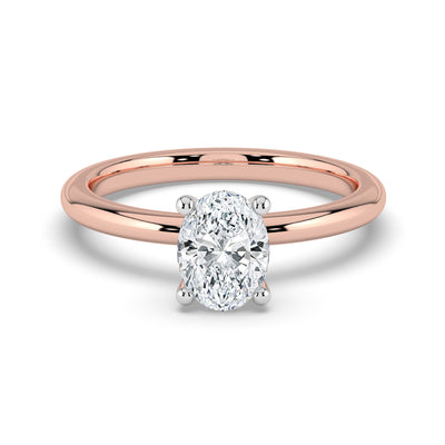 Oval Cut Solitaire Ring