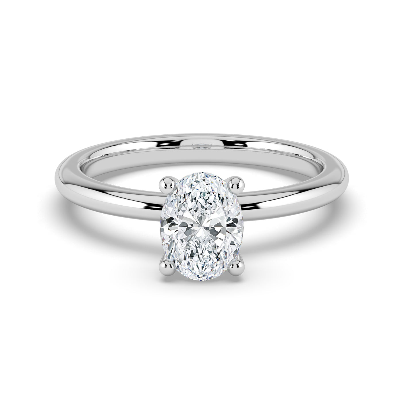 Oval Cut Solitaire Ring