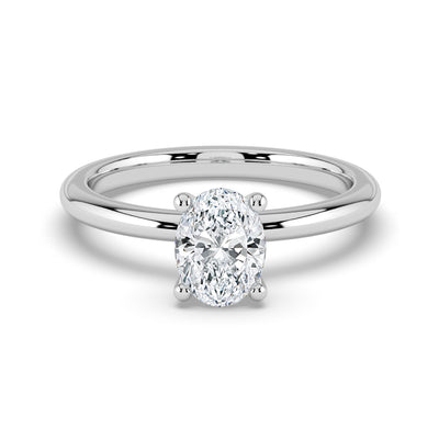 Oval Cut Solitaire Ring