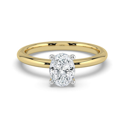 Oval Cut Solitaire Ring