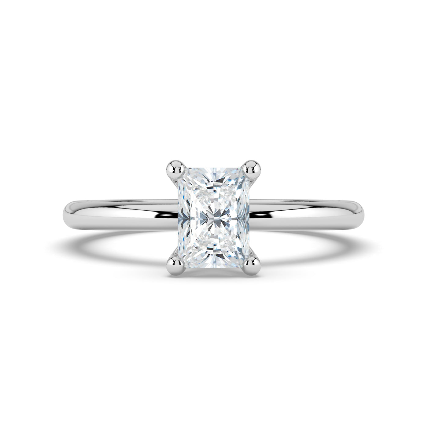 Radiant Solitaire Ring