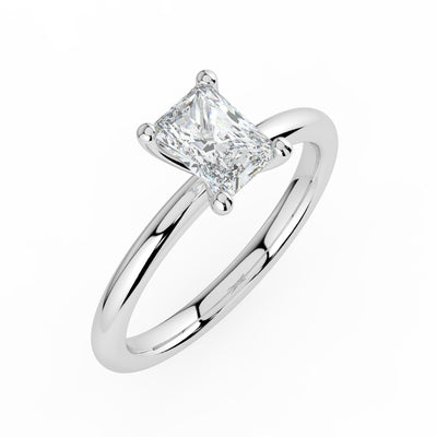 Radiant Solitaire Ring