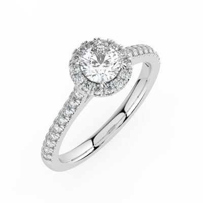 RBC Halo Diamond Ring