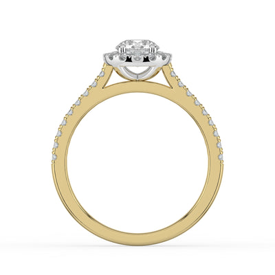 RBC Halo Diamond Ring