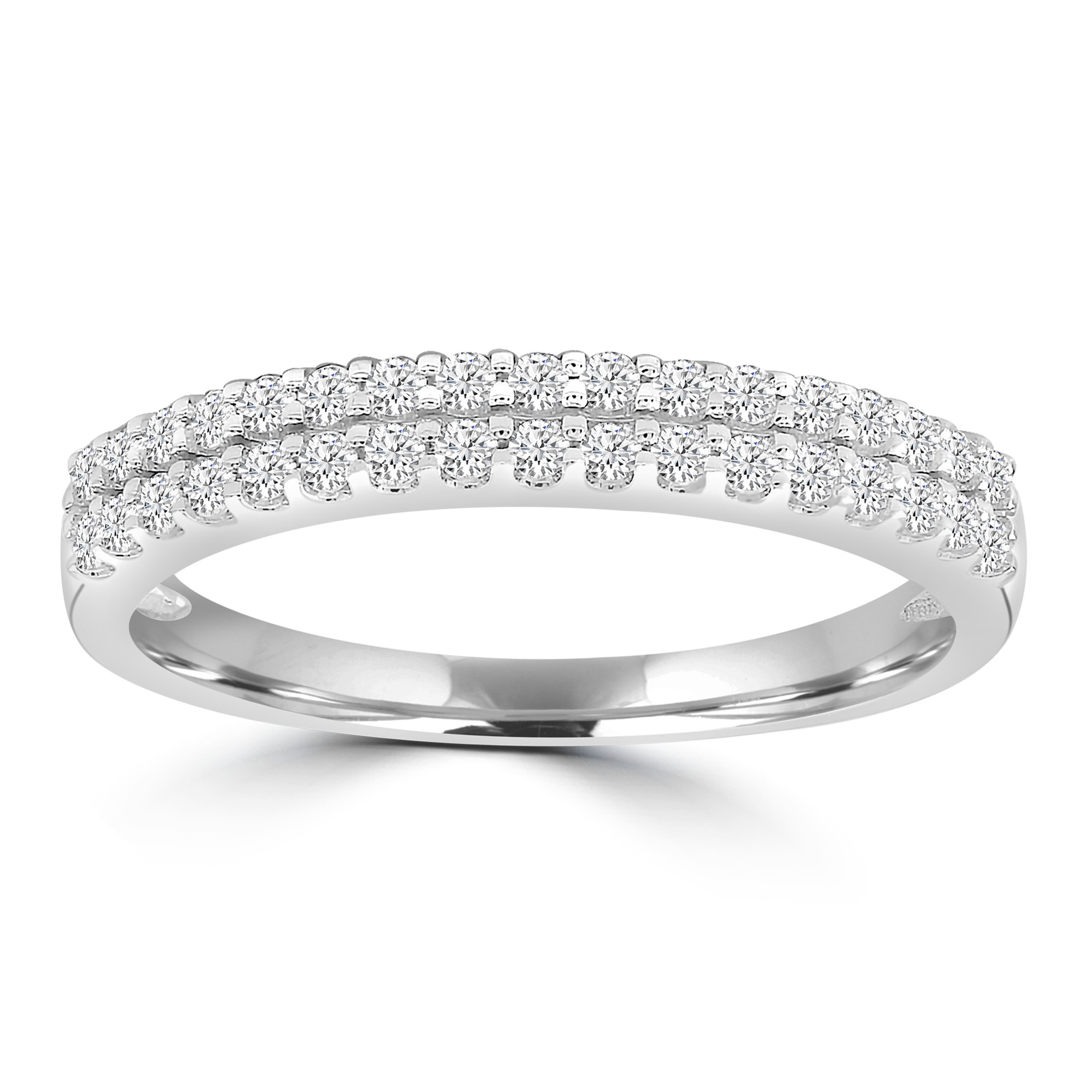 Diamond Ring with 0.25ct Diamonds in 9K White Gold – JM Leech Jewellers