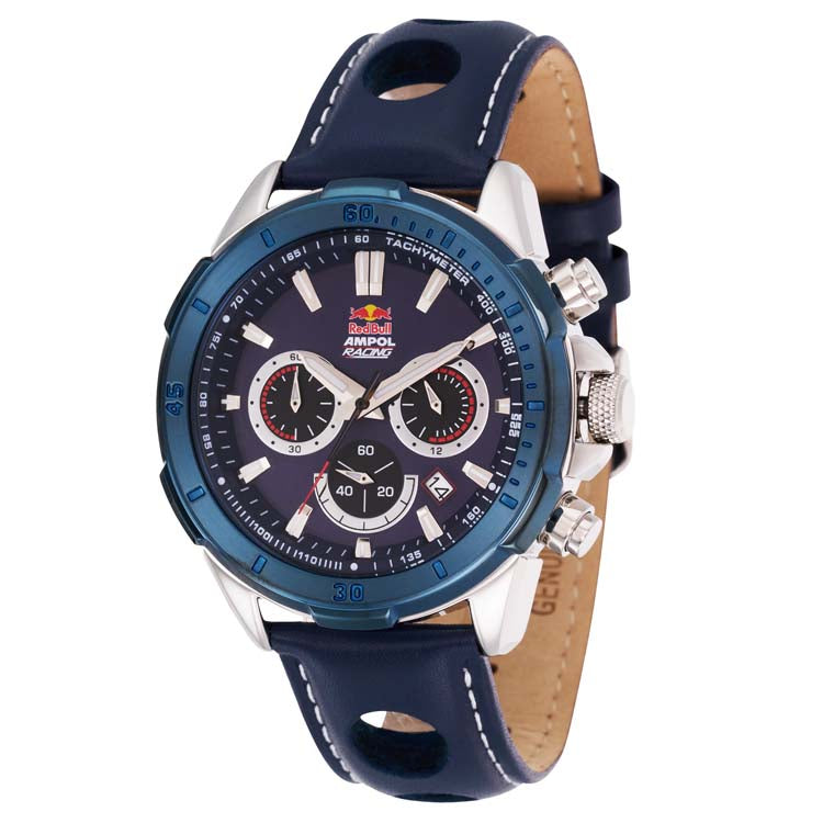 Red Bull Blue Stainless Steel 44mm Watch