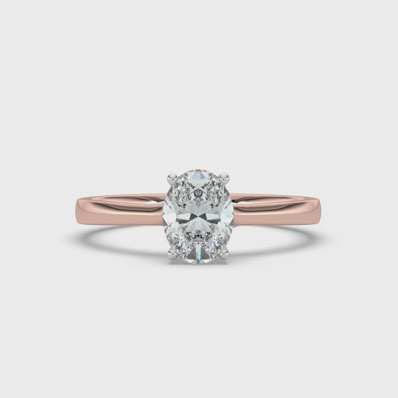 Oval Solitaire Ring