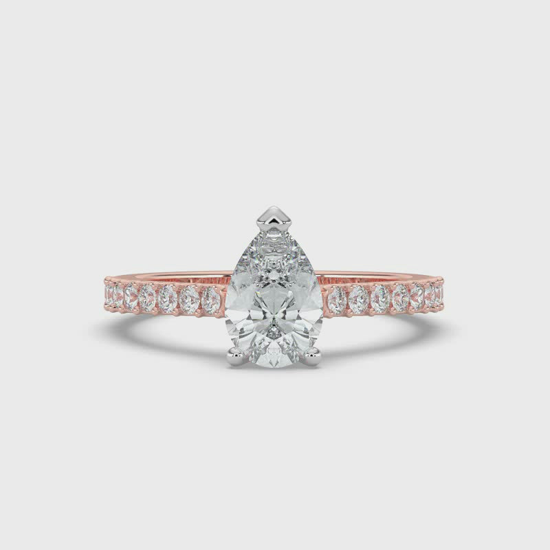 Pear Diamond Ring