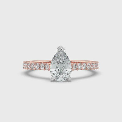 Pear Diamond Ring
