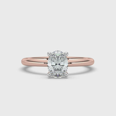 Oval Cut Solitaire Ring