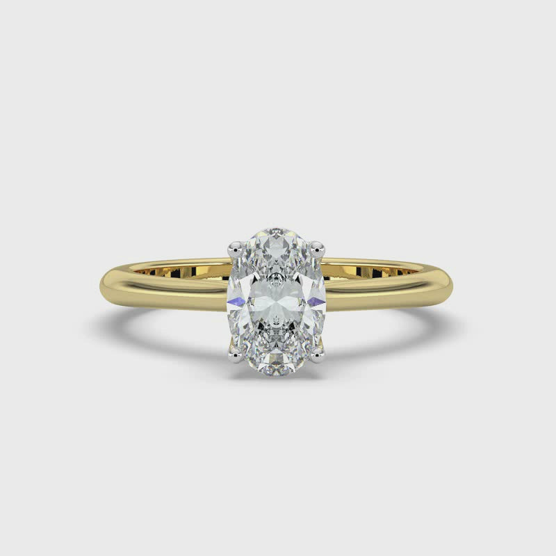Oval Diamond Ring