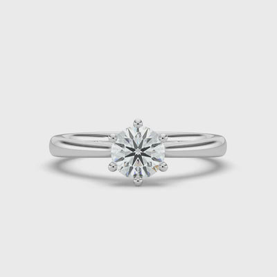 Round Brilliant Solitaire Ring