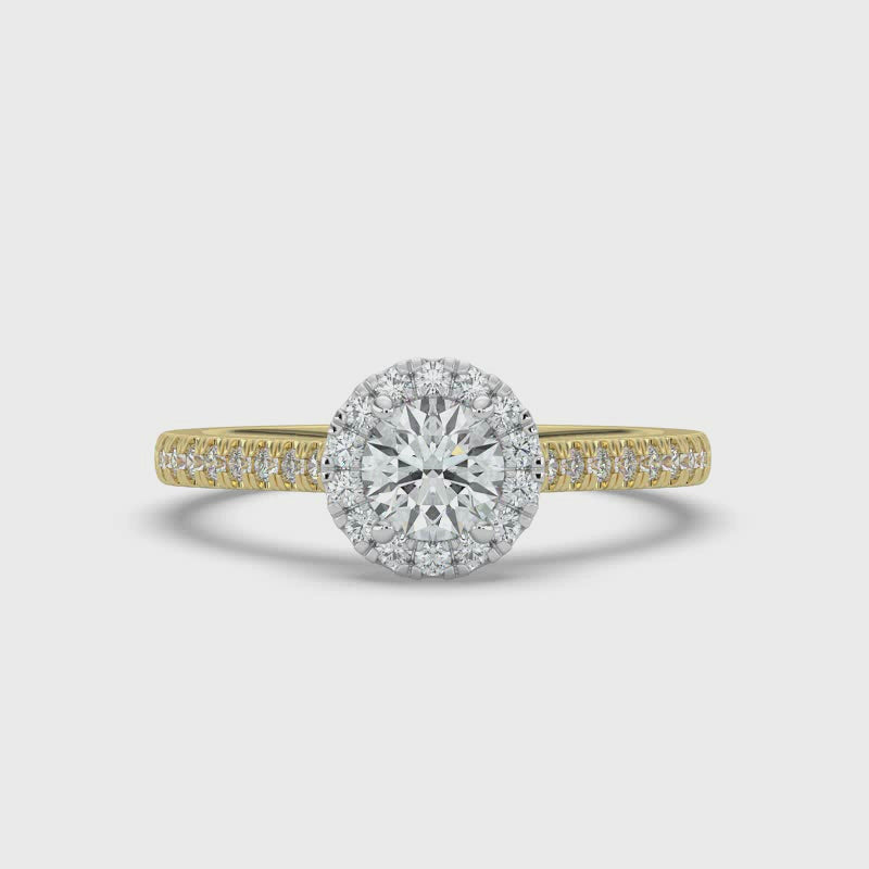 RBC Halo Diamond Ring