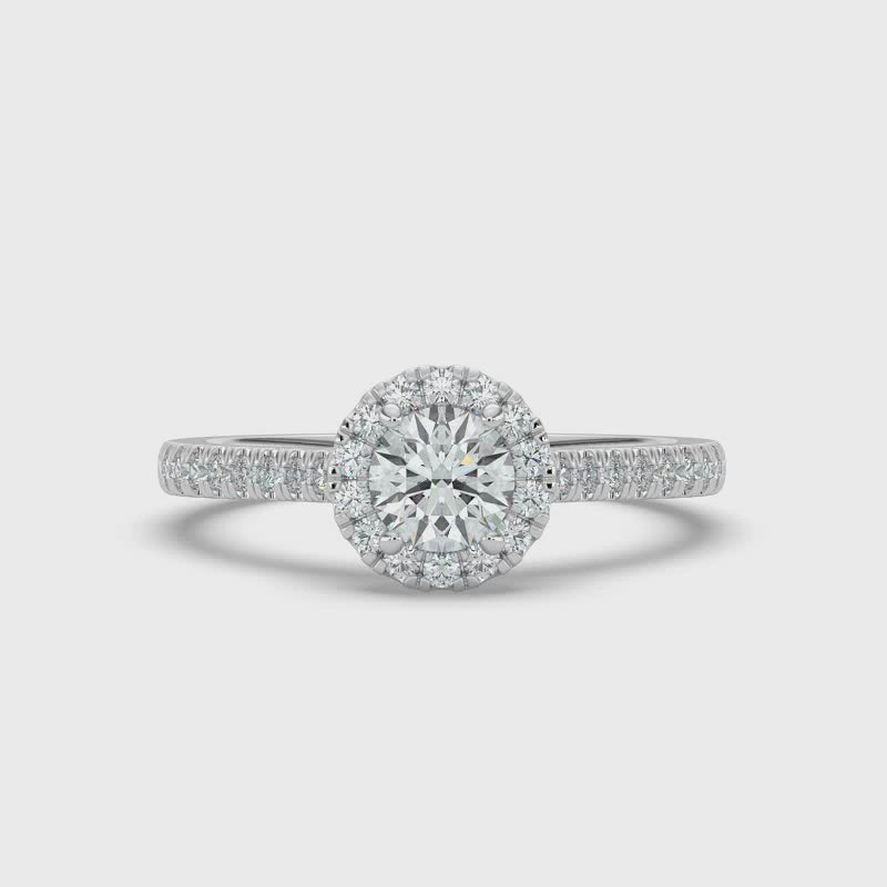 RBC Halo Diamond Ring