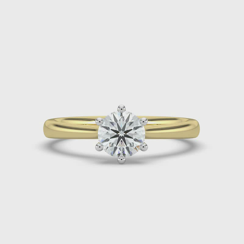 Round Brilliant Solitaire Ring