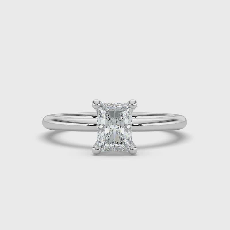 Radiant Solitaire Ring