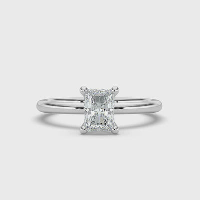 Radiant Solitaire Ring