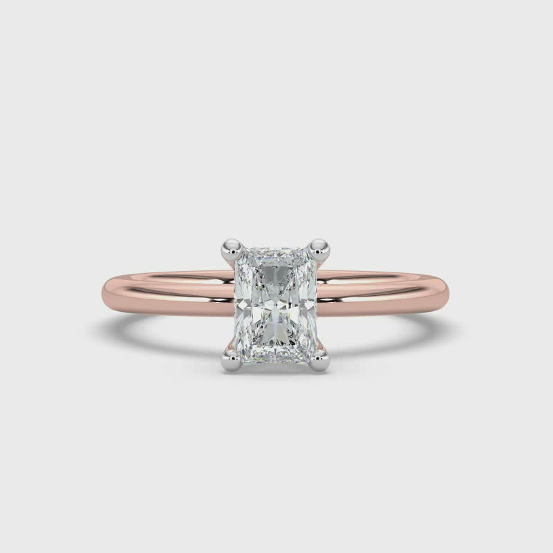 Radiant Solitaire Ring