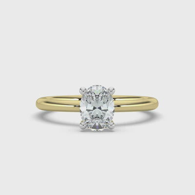 Oval Cut Solitaire Ring