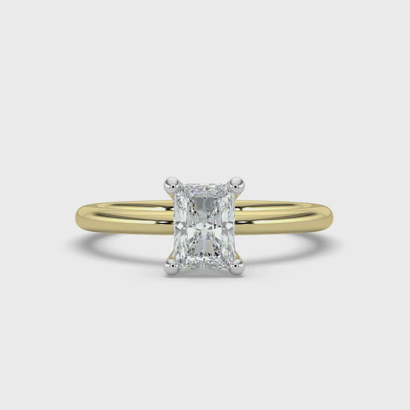 Radiant Solitaire Ring