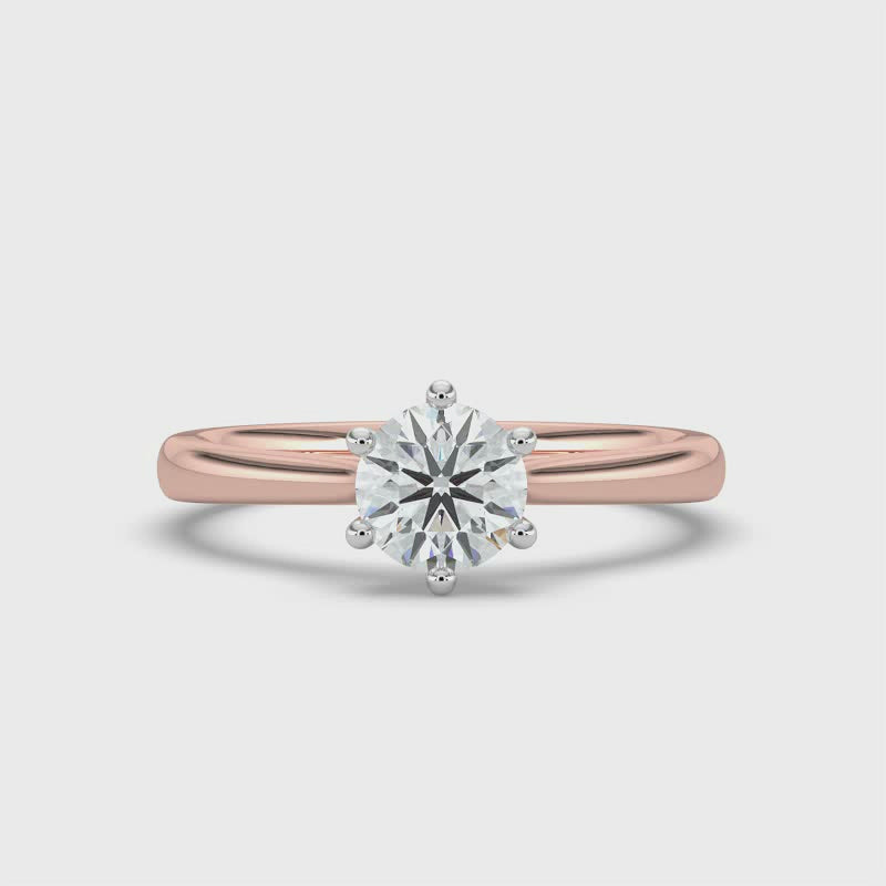 Round Brilliant Solitaire Ring
