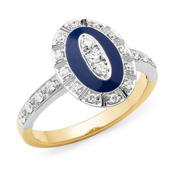 MMJ - Diamond Bead Set Dress Ring