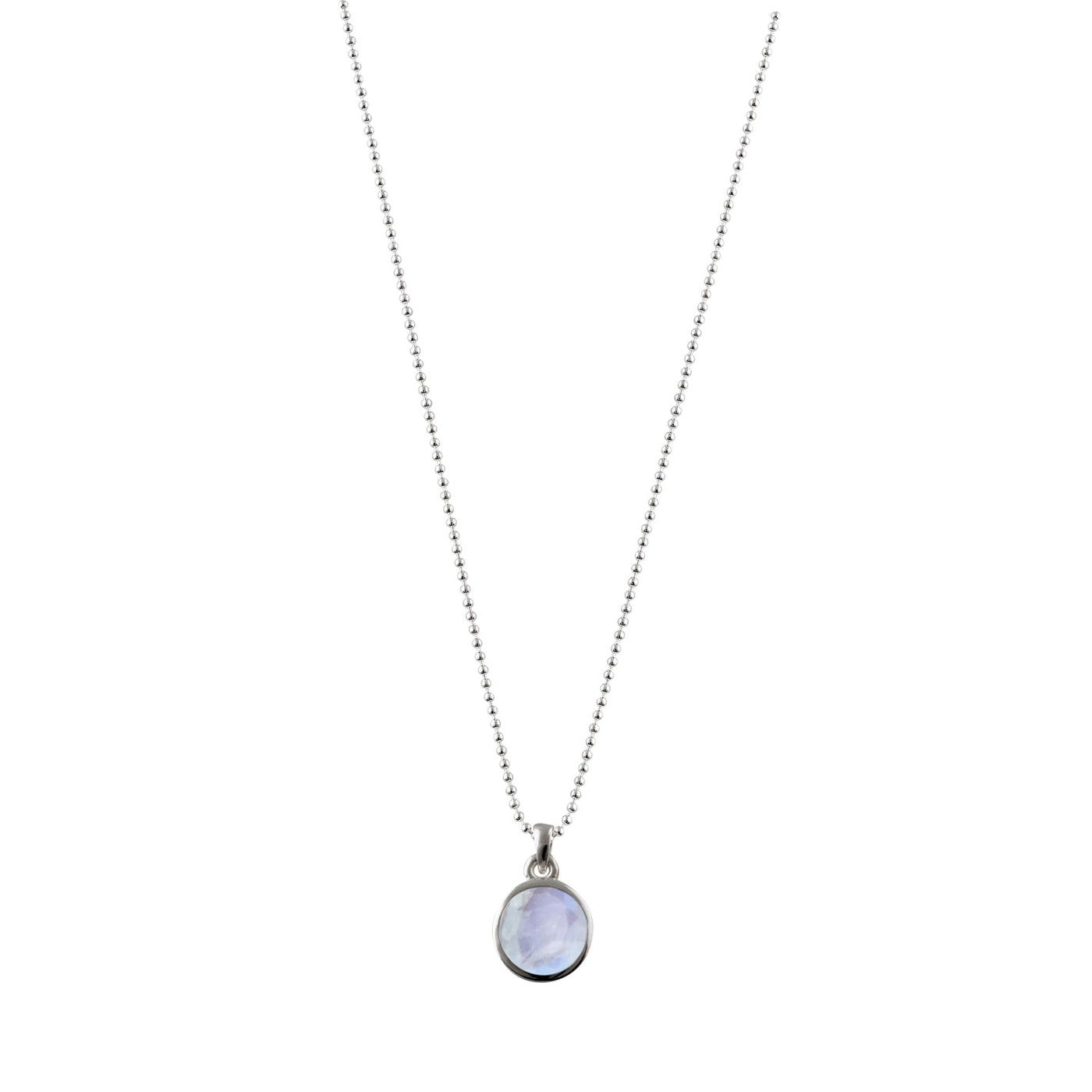 Von Treskow Fine ball necklace with round moonstone